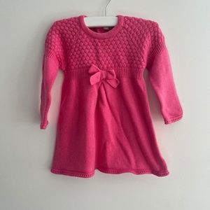 Mayoral Newborn Knit Pink Dress